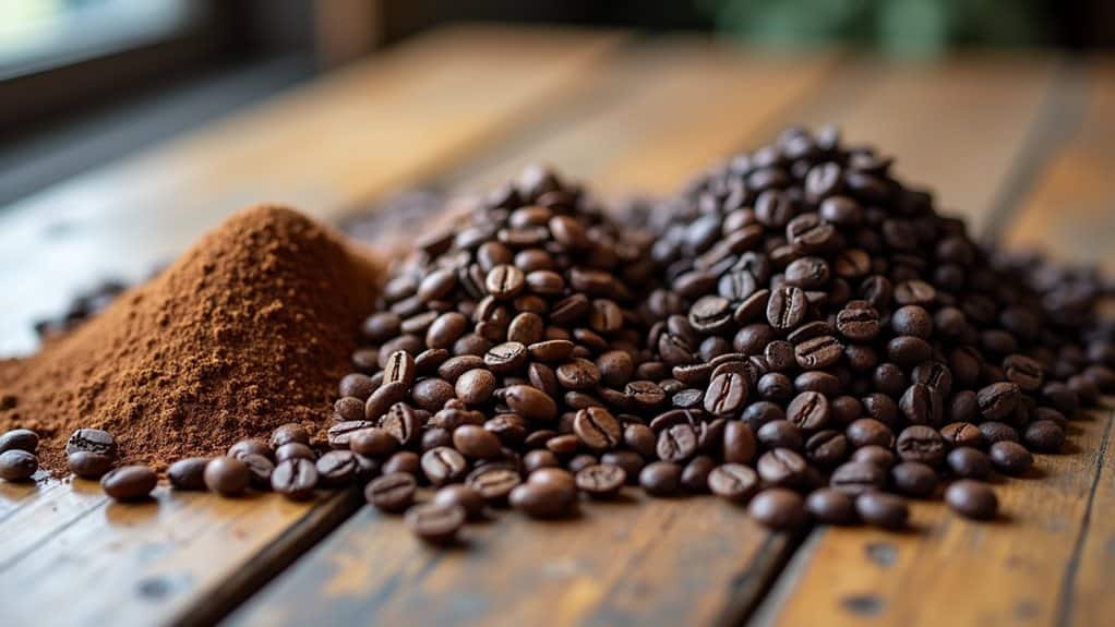 comparing various roast types