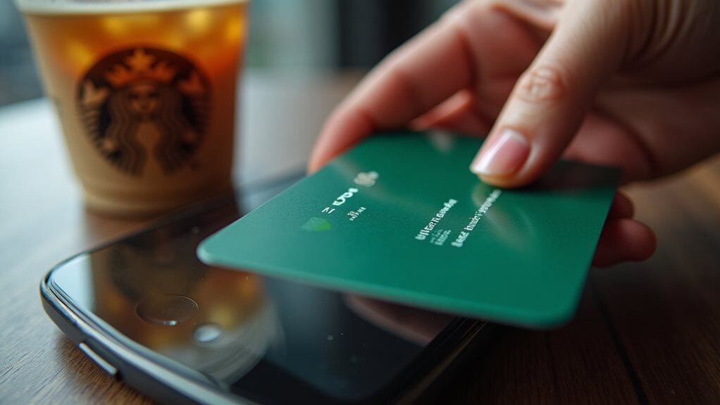 starbucks card reload issues