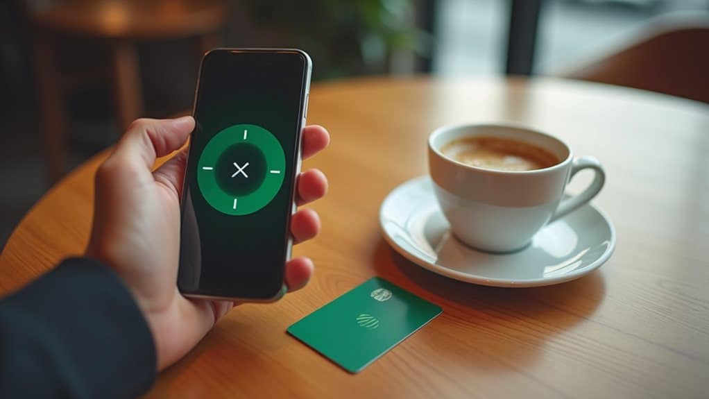 starbucks card reloading issues