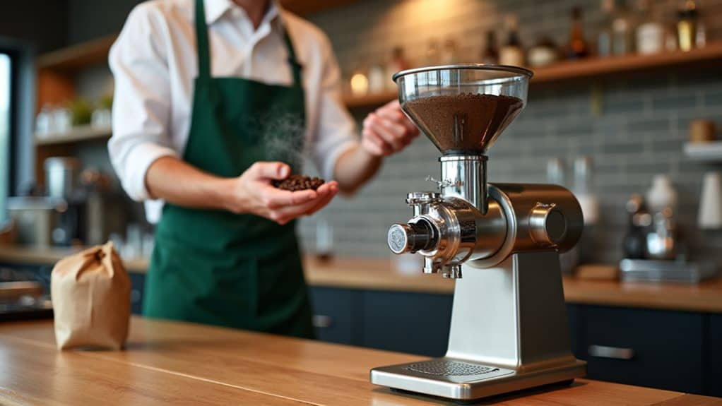 starbucks coffee grinding service