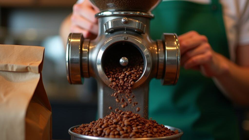starbucks personalized coffee grinding