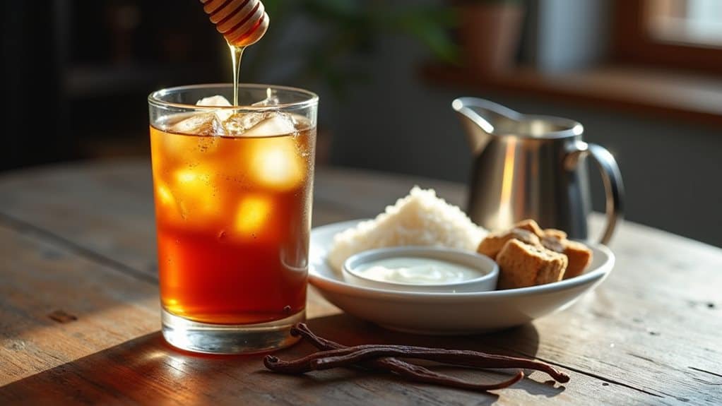 sweetening cold brew coffee